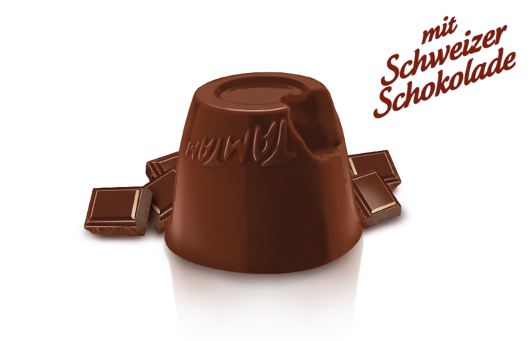Illustration des mit Schweizer Schokolade